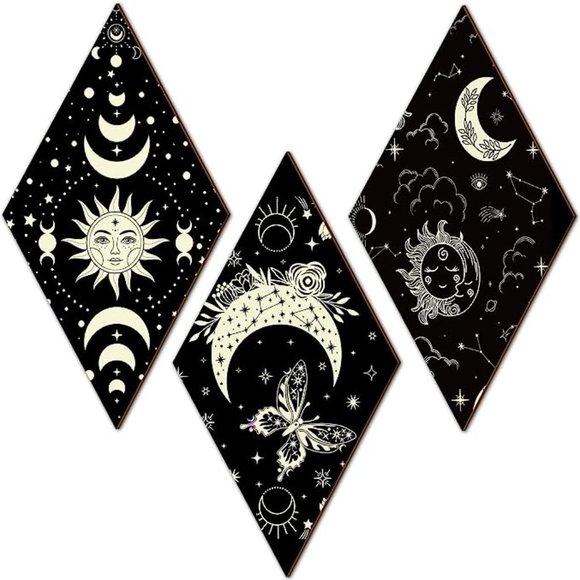 ✦AnthropologieThe sun Wall Decor 3Pcs ✦